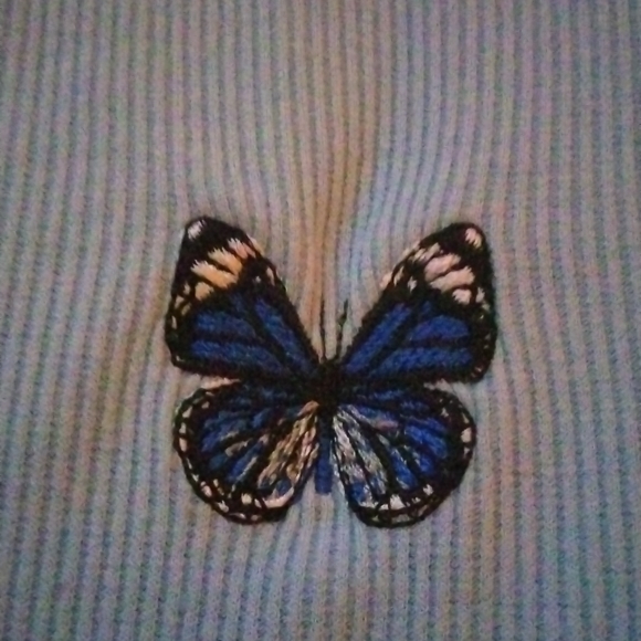 Belle tweed, large, blue - Picture 2 of 3